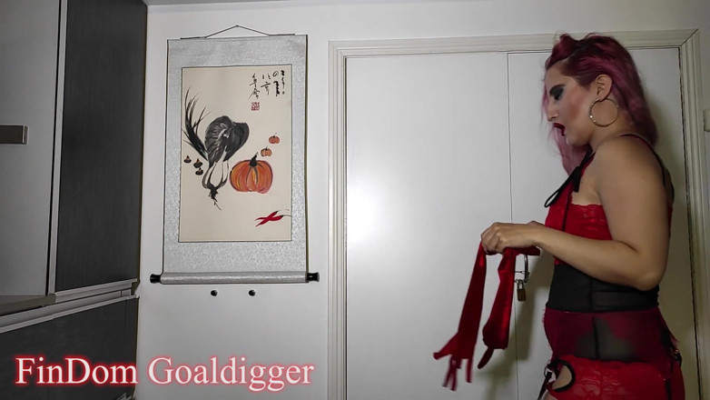FinDom Goaldigger: Goon voor mijn tieten en klaarkomen voor mijn kont