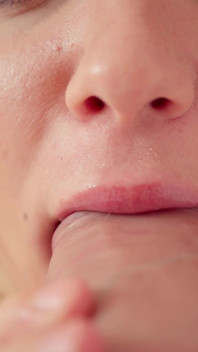 Extra pOV-blowjob in nahaufnahme