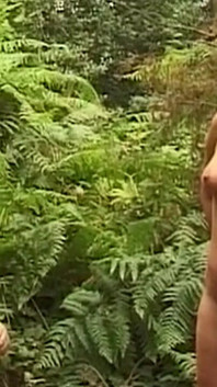 Mature Brunette MILF Submits to Forest Candle Play