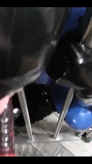 Rubberdoll ruby: Blow Training for the Rubber Doll