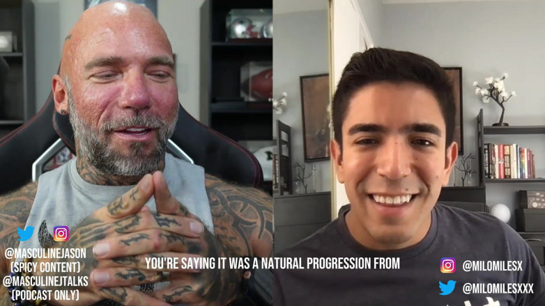 Raw and Uncensored with Masculine Jason: Confesiones de estrella porno - Milo Miles (episodio 134)