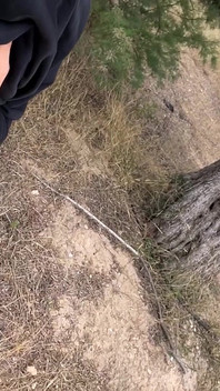 야외에서 내 친구와 함께 즐기는 Agf. 그들은 우리를 잡을 것인가?