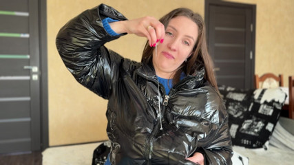 Hottie goddess: Slime-covered Jacket: Snot & Saliva Delight