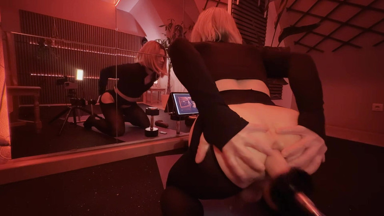 Elvi Lynx: Сіссі Елві Лінкс Дилдо Анальна Їзда І Машина Сексу