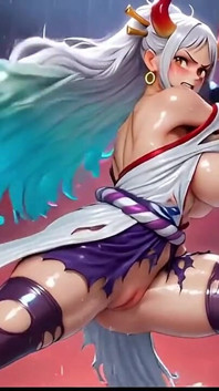 大和合辑《海贼王》闪亮湿润身体露骨分裂姿势