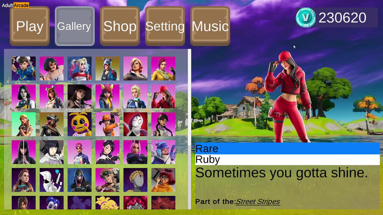 LewdArcade: Forthub Sex Scence Gallery Sammlung [teil 04] Fortnite parodie Porno Spiel spielen [18+]...