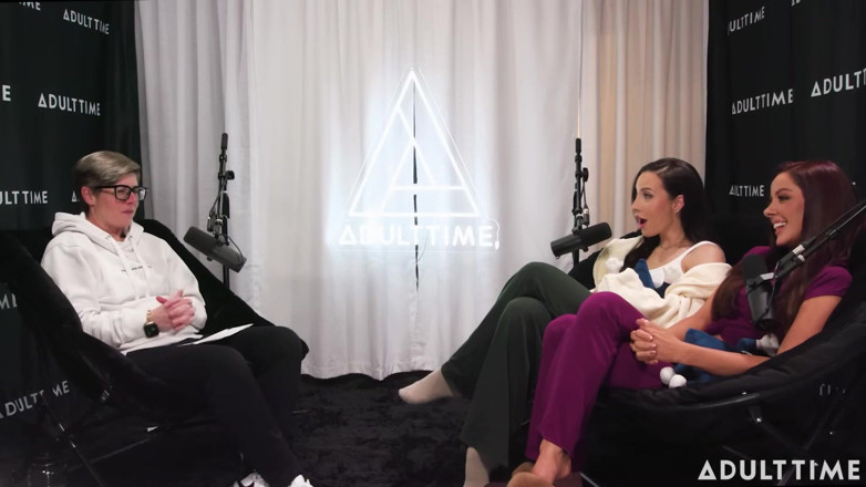Adult Time Podcast: Pornstars Podcast After Lesbian Hookup