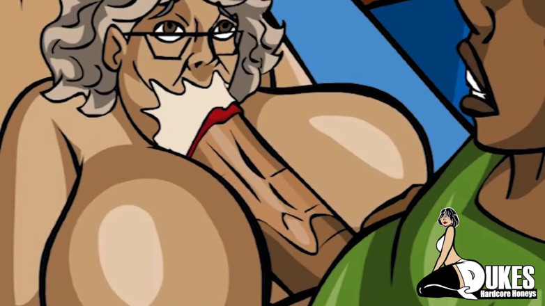 Dukes Hardcore Honeys: Seducing my big ass granny neighbor