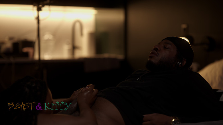 BeastnKitty: Ebony Slut Kittylove Blindfolded, Tied, and Fucked Over and Over