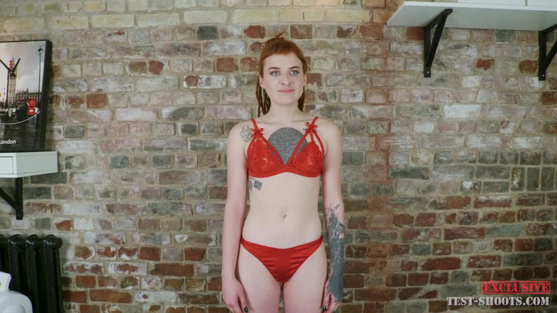 Test-Shoots: Emo Tattooed Teenager Bryla in Nude Video Casting Interview