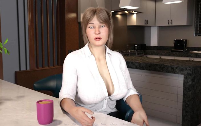 Dirty GamesXxX: Düzgün vücutlu anlar: evli evli kadın komşusunu kahveye davet ediyor...