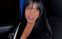 Sexy straatwandelaar