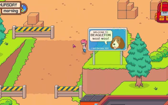 LoveSkySan69Real: Dandy Boy Adventures 0.4.2, partie 10, écarte les lèvres de sa chatte pour...