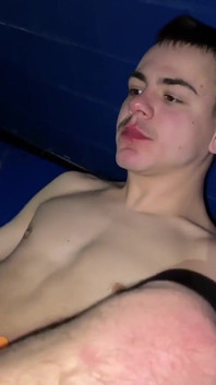 Bareback Sauna Fuck Julian Blesh and His Stepson