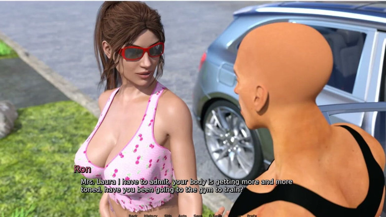 XXX Games Bunk: Laura Lustful Secret - Gameplay - Roleplay - Vacation - Stepmom Helps Stepson Friends...