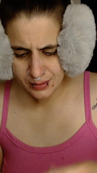 Sick Girl Makes a Snotty Mess All Over Her Face