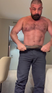 Business Muscle Stepdaddy Needs a Bitch to Relax