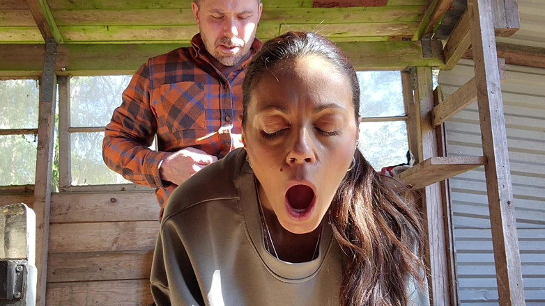 LoveAndRopes: Hot MILF Gets Fucked Hard in the Ass Outside and...