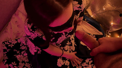 Vaisiti7: Holiday New Year blowjob from a beautiful woman in a...