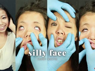 Japan Fetish Fusion: 顔フェチ:いずみの驚愕の顔の歪みと淫語