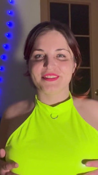 Dominare sac de plastic în latex Minidress POV