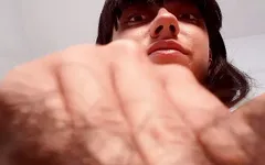 Hairy teen giantess finds her little stepbrother