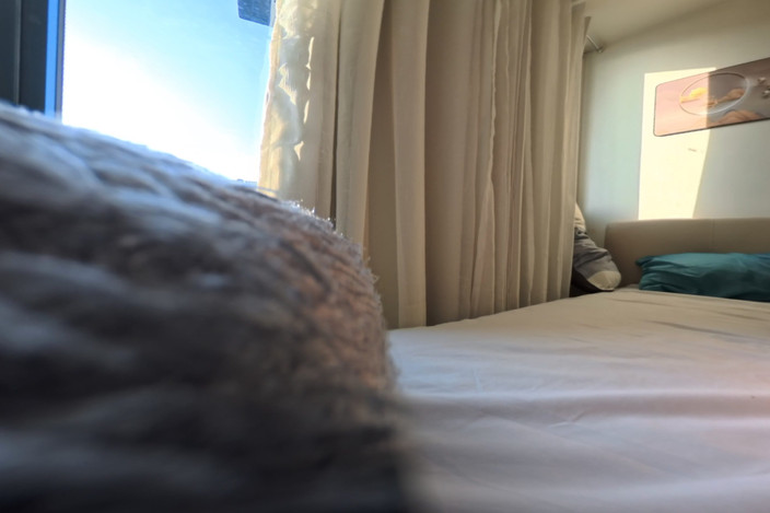 Aiko Maine: Vr aconchegante cama 360 pov por trás