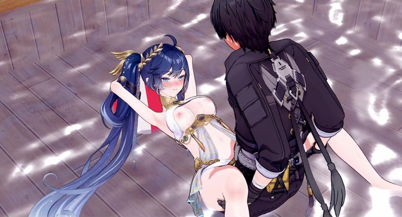 Tomu aisuman: [wuthering Waves] Inuo X Rover: Steamy Hot Spring Sex Amidst...