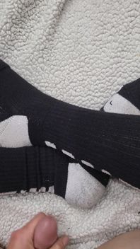 Cum on Nike Elite Socks