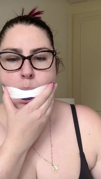Lacey - Self Gag Fun and Orgasms After Gym Part 1
