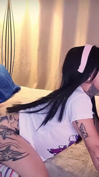My Stepbrother Teaches Me How to Suck My Boyfriend's Cock.