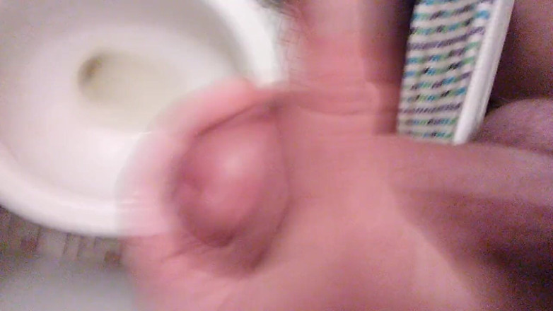 LilTaste: POV Transgirl Cumming at Camera While Pissing on Hand