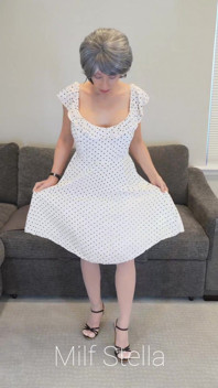 Sadie in a Polka Dot Dress