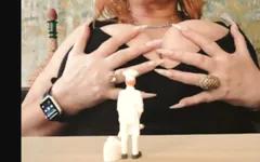 Giant Boobs Capture Tiny Man Giantess Sam38g