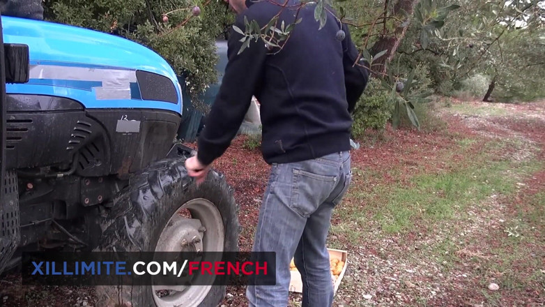 French girls at work: Sex in the farm with hot teen