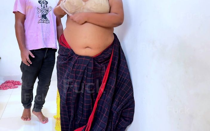Aria Mia: Cuando la tía telugu vistiendo sari sin blusa fue a...