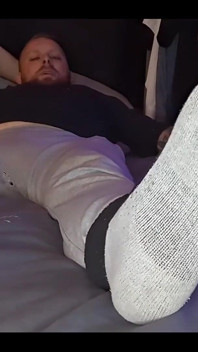 Are you sniffing my socks or licking them? Full vid on my page ;)