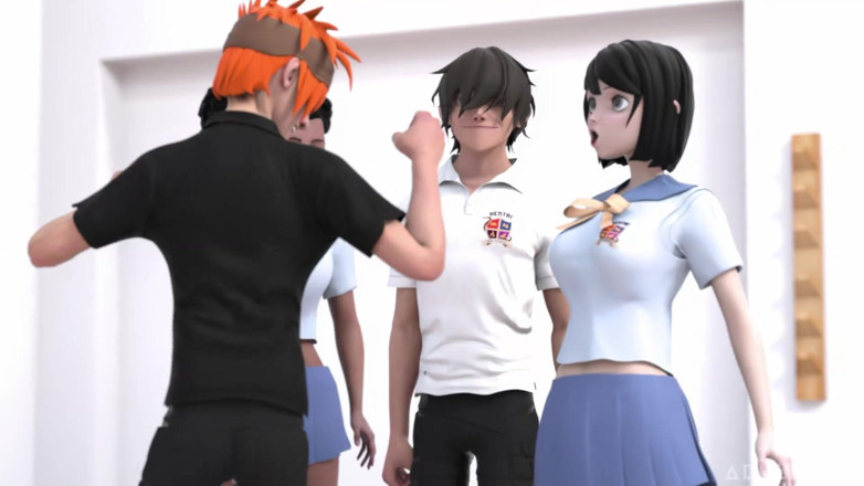 Hentai Sex School: Hentai Sex College 2 semestr część 8 - Przerwa Blitz's