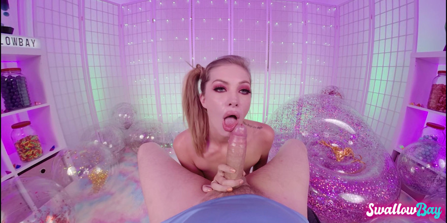 Swallowbay 2D: Petite Girl Leah Winters älskar min sperma