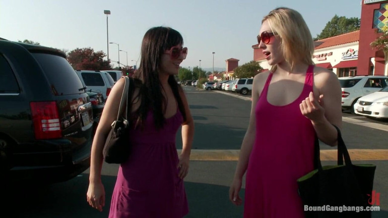 Bound Gang Bangs by Kink: Two Girl Gang Bang