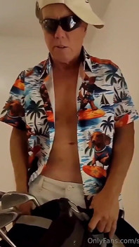 Grote pik golf cumshot