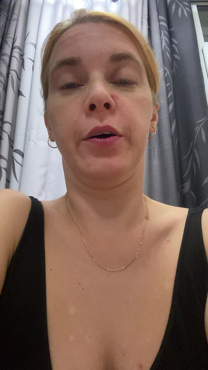 Hairy couple: Femdom fantazie. Sprosté mluvení