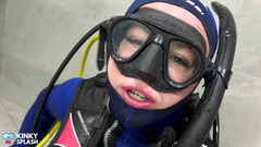 UKCuteGirl: Attachée et submergée : interrogatoire d’un agent de plongée