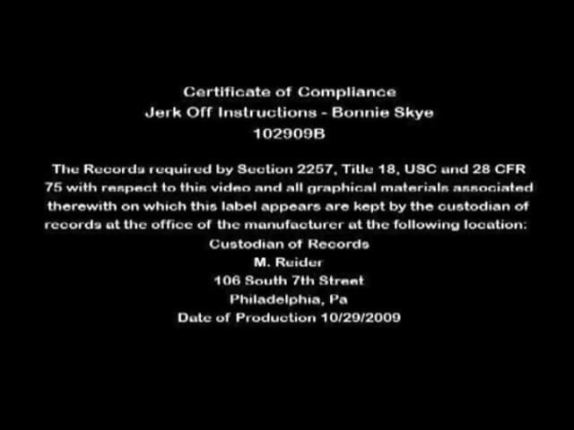 Eros JOI - Liberated Eye: Sladká a nadržená Bonnie Skye vám dává pokyny k honění
