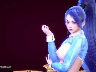 3D-Hentai Games: [MMD] SUNMI - Heart Fire Kaisa sexy striptýz League Of Legends...