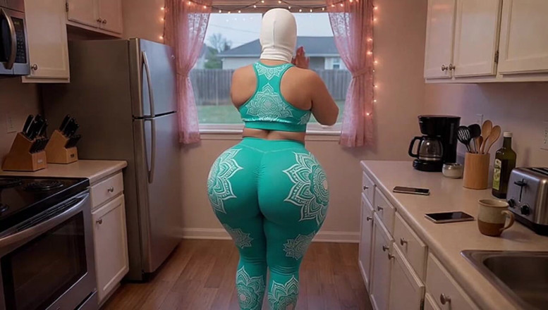 Xprohibidox1: Üvey anne mutfakta yoga yapıyor