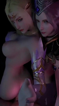 Queen and Princess Seducedance - Hentai 3D Uncensored V255