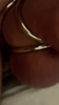 Stříbrný penis prsten