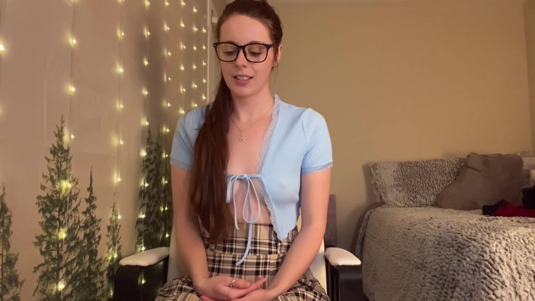 Nadia Foxx: Fofa estudante tesuda de óculos confronta você sobre por que você...