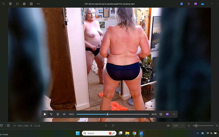 dawnskye1962: 1361 Aarons özel külot geçit töreninde onu yakaladım